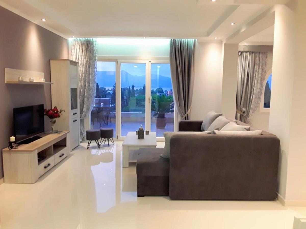 Sunshine Home 3 With Sea View Alepou Eksteriør bilde