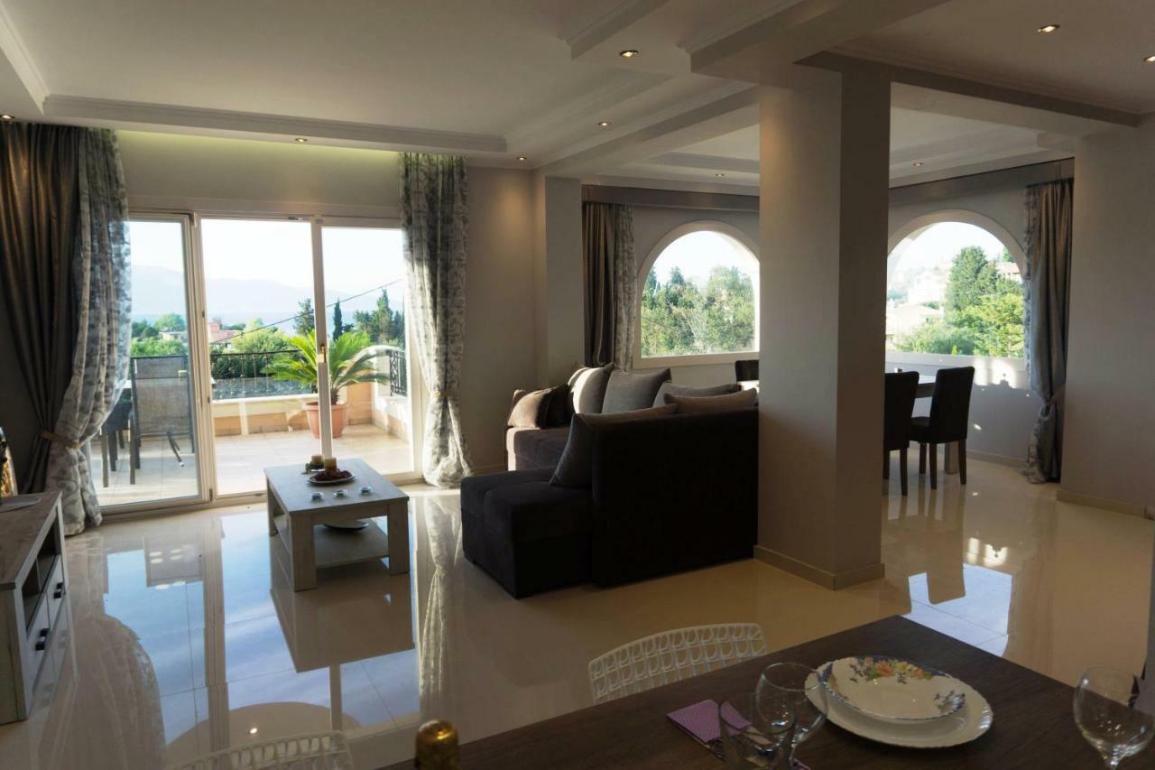 Sunshine Home 3 With Sea View Alepou Eksteriør bilde
