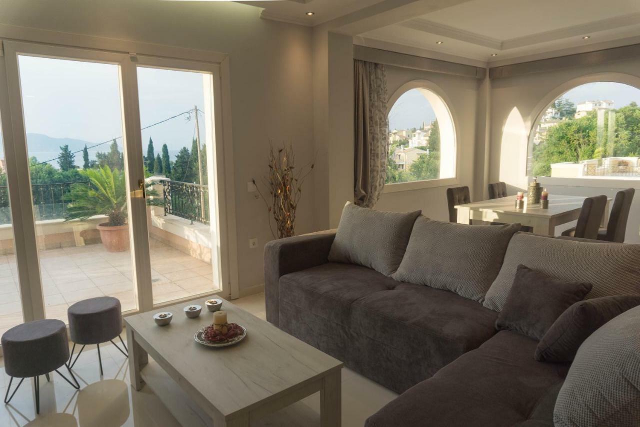 Sunshine Home 3 With Sea View Alepou Eksteriør bilde