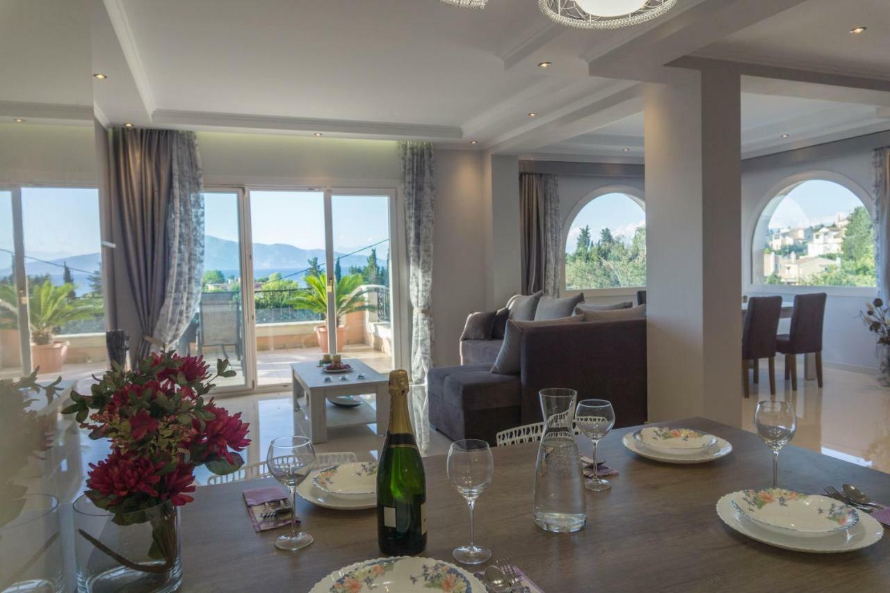 Sunshine Home 3 With Sea View Alepou Eksteriør bilde